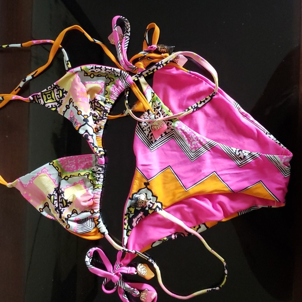 2/20 Hot Pink String Bikini